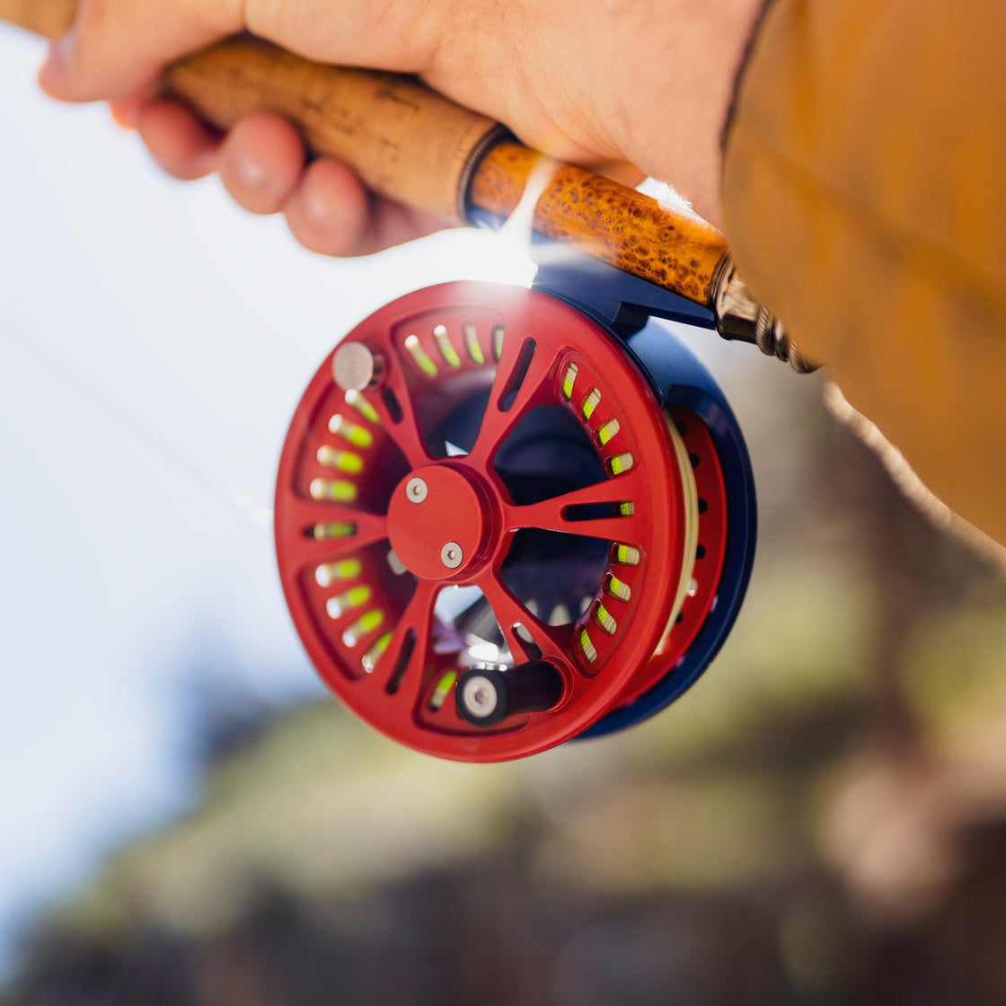Peacock Pre-Loaded Large Arbor Fly Fishing Reel & Spare Spool Fly Fishing